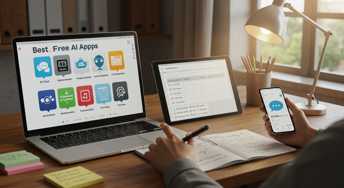 Melhores Apps de IA Gratuitos de Inteligência Artificial